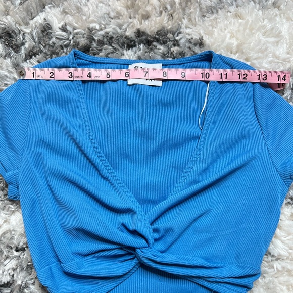 Princess Polly Aiden Blue Top - Picture 3 of 7